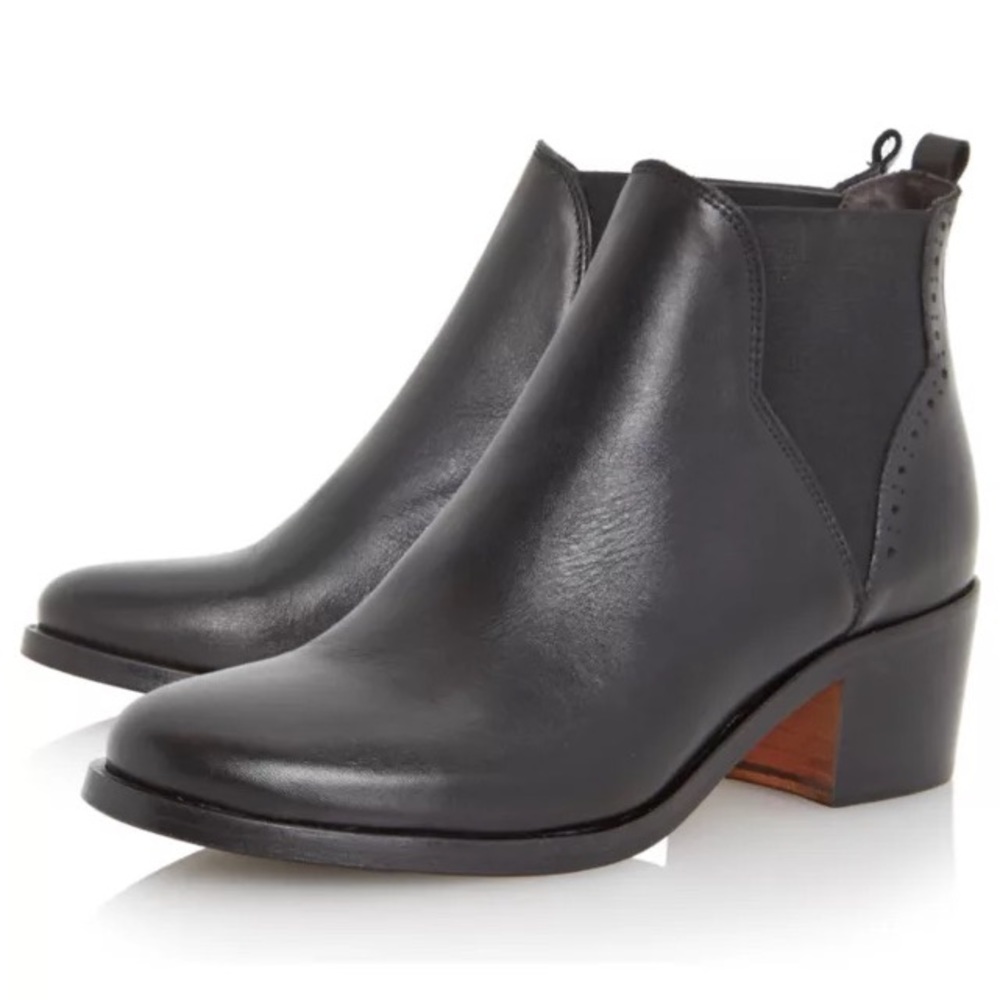 Dune London Parnell Chelsea Ankle Boots Black